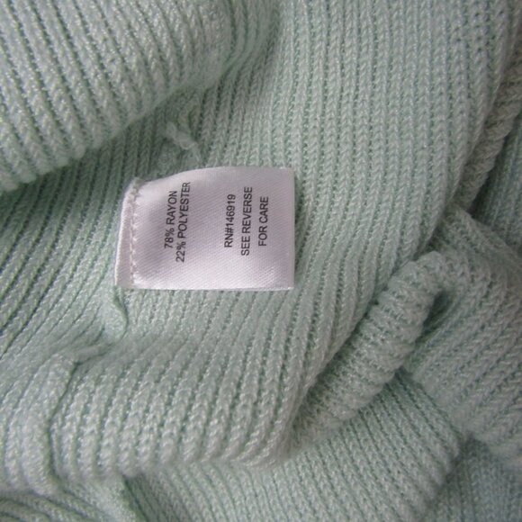 Freshman 1996 Knit Polo Dress Large Mint Green Tennis Prep - Picture 9 of 9